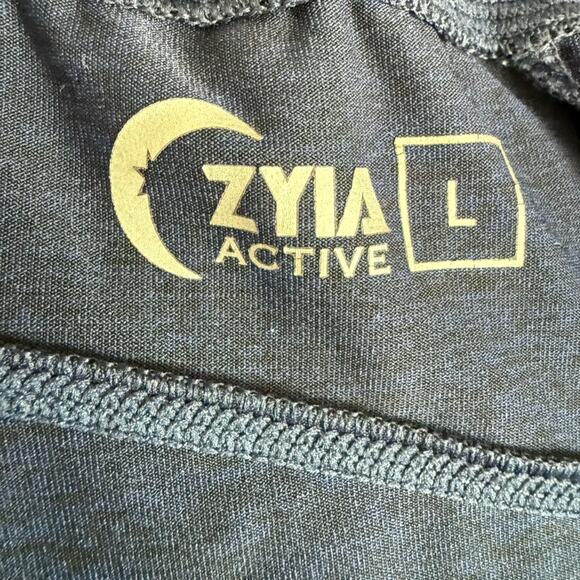 Zyia Active Drawstring Joggers Stretch Pockets Activewear Navy Blue Women L - Picture 3 of 8